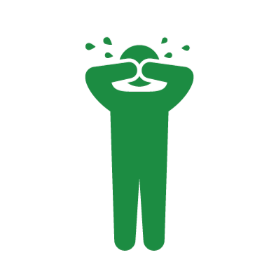 続かなくて泣いている